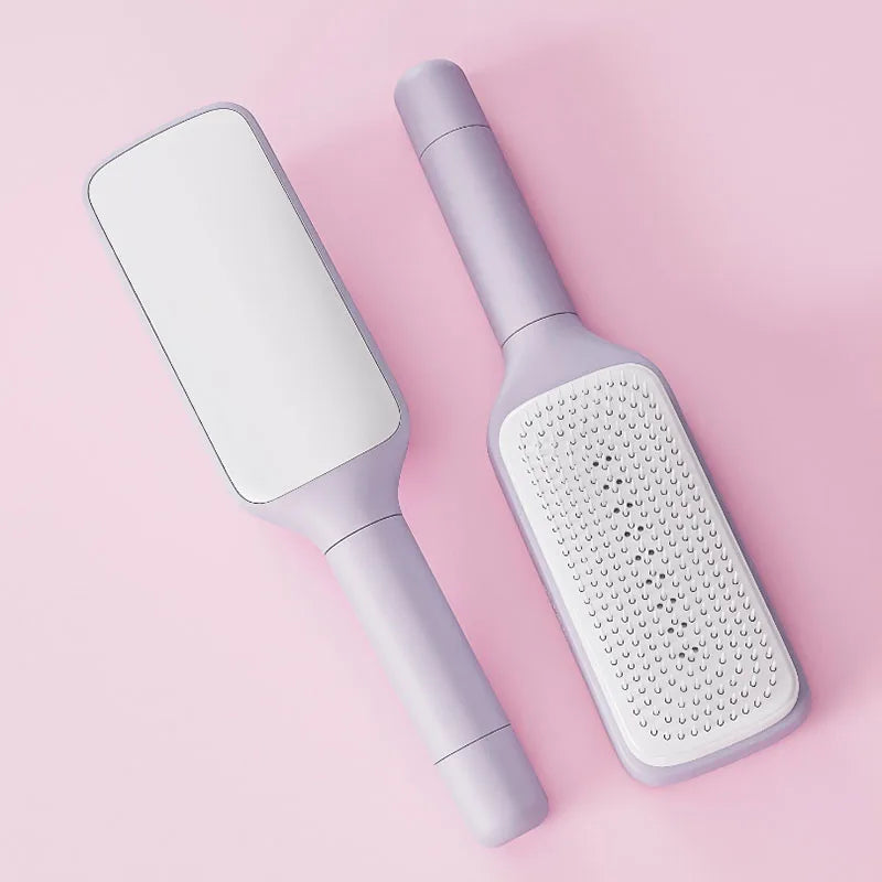 Rotatable Self Cleaning Hair Brush Massage Air Cushion Comb Magic Retractable Comb for Women Anti-Static Hair Smoothing Comb